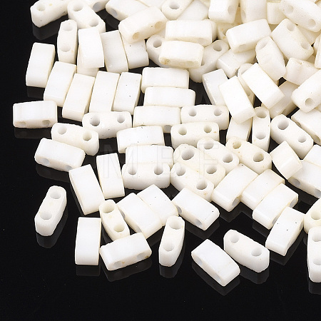 2-Hole Opaque Glass Seed Beads LS-SEED-S023-05A-1