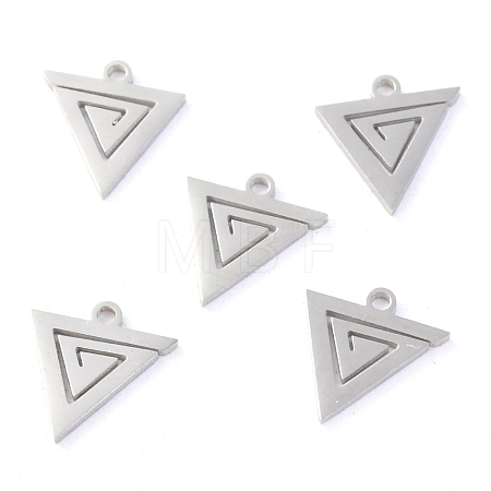 Non-Tarnish 304 Stainless Steel Charms STAS-O142-60P-1