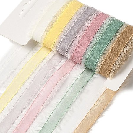 Polyester and Nylon Raw Edged Ribbon Sets DIY-Z029-01C-1