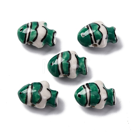 Handmade Porcelain Beads PORC-R002-01I-1