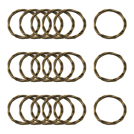 Tibetan Style Linking Rings X-PALLOY-A017-AB-FF-1