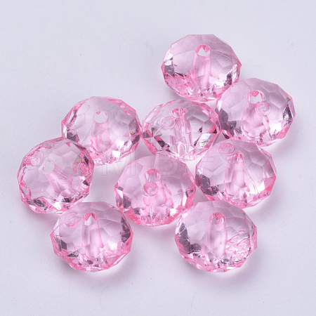 Transparent Acrylic Beads TACR-Q258-8mm-V03-1