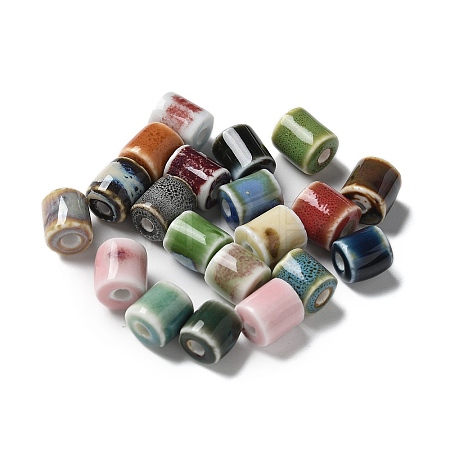 Handmade Porcelain Beads X1-PORC-L080-I-1