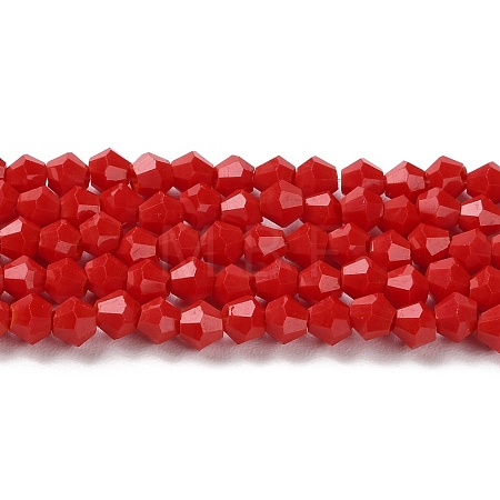 Opaque Solid Color Imitation Jade Glass Beads Strands LS-EGLA-A039-P4mm-D02-1