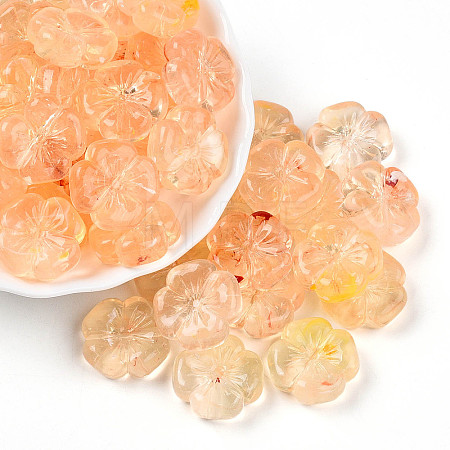 Transparent Acrylic Beads X1-TACR-T028-40E-1