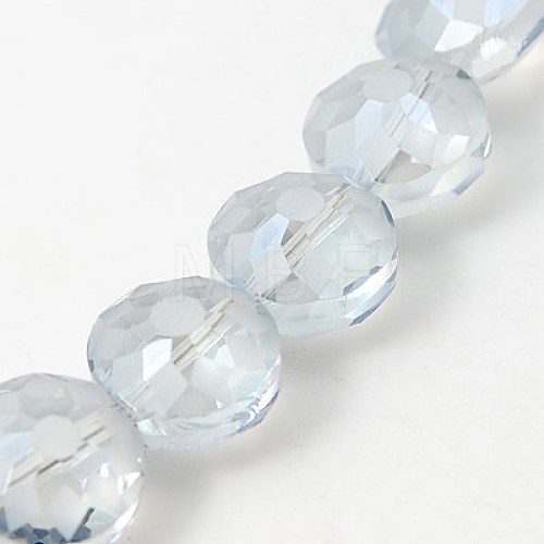 Electorplated Glass Beads EGLA-E002-2G-1