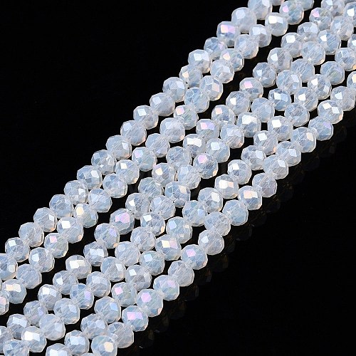 Electroplate Glass Beads Strands EGLA-A044-J2mm-B06-1