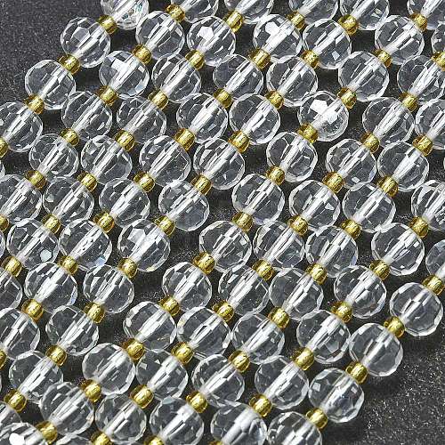 Synthetic Quartz Beads Strands G-K389-E77-01-1