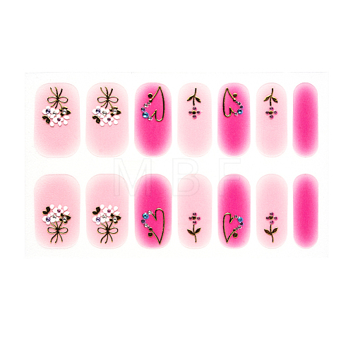 Full Cover Nombre Nail Stickers MRMJ-S060-ZX3309-1