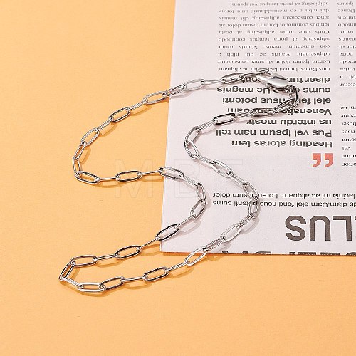 Non-Tarnish 304 Stainless Steel Cable Chain Necklaces NJEW-JN03628-03-1