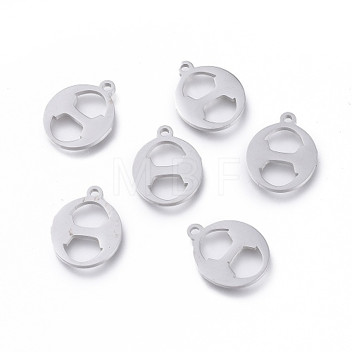 Tarnish Resistant 304 Stainless Steel Charms STAS-K215-08P-1