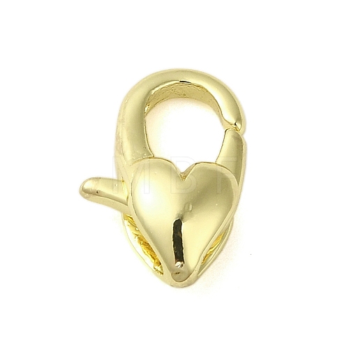 Brass Lobster Claw Clasps KK-B089-23A-G-1