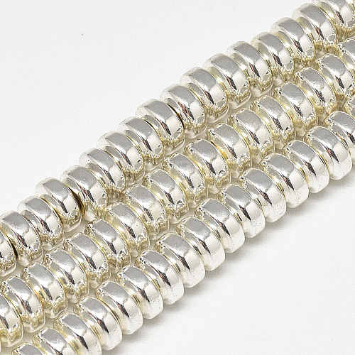 Electroplate Non-magnetic Synthetic Hematite Beads Strands X-G-Q465-29S-1