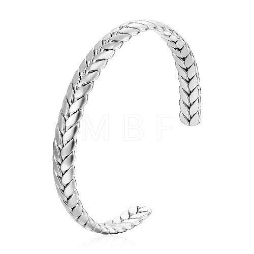 Stainless Steel Cuff Bangles for Women PW-WG11116-02-1