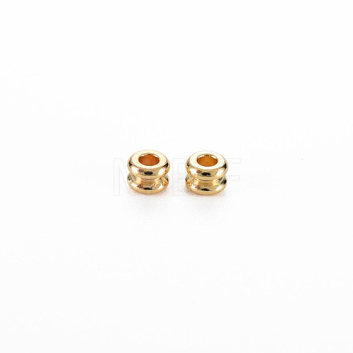 Rack Plating Brass Beads KK-S360-163-1