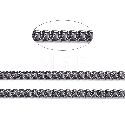 Iron Cuban Link Chains CH-R013-7x5.5mm-B-1