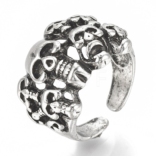 Alloy Cuff Finger Rings RJEW-N027-33-1