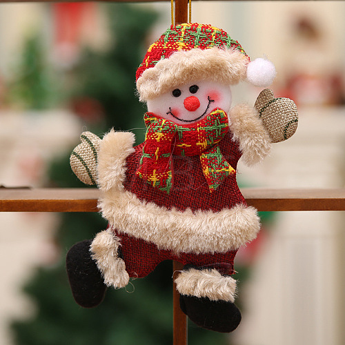 Christmas Dancing Doll Cloth Pendant Decoration XMAS-PW0001-066D-1
