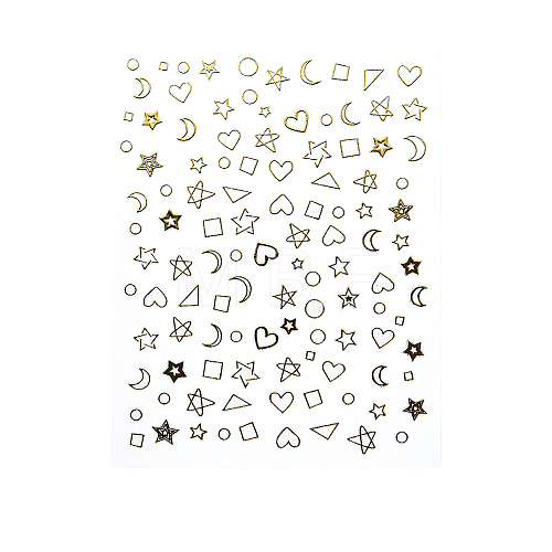 Metal Nail Decals Stickers MRMJ-R088-34-318-02-1