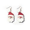 Christmas Iron Acrylic Dangle Earrings FS-WG00170-01-1