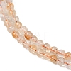 Heated Natural Citrine Bead Strands G-P466-01B-01-3