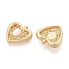 Natural White Shell Pendants KK-N287-13G-2