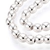Electroplate Non-magnetic Synthetic Hematite Bead Strands G-Q466-3mm-02-3