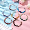 7Pcs Gemstone Stretch Bracelet Sets BJEW-JB11012-2