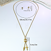 Stainless Steel Cross Stud Earrings & Pendant Necklaces Sets for Women XJ0162-5