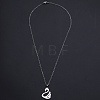 Non-Tarnish 201 Stainless Steel Pendants Necklaces NJEW-S105-JN667-45-1-2