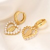 Rack Plating Brass Hoop Earrings EJEW-H143-20G-2