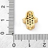 Brass Cubic Zirconia Beads KK-S510-43G-01-3