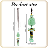 Glass Pendant Decorations HJEW-WH0063-083B-2