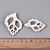 Natural Shell Big Pendants BSHE-T015-20-4
