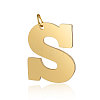 201 Stainless Steel Pendants STAS-S105-T585G-S-1
