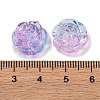 909Pcs Transparent Two Tone Acrylic Beads MACR-K359-20B-3