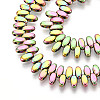 Electroplated Synthetic Non-magnetic Hematite Beads Strands G-T139-65H-3