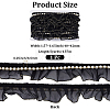 5 Yards Polyester Lace Ribbons OCOR-GF0006-14B-01-2