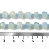 Natural Dyed White Jade Beads Strands G-H057-A22-08-5