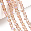 Electroplate Glass Beads Strands LS-EGLA-A034-T2mm-L22-4