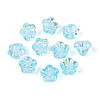 Electroplate Glass Beads Strands EGLA-T021-22G-2