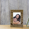 5 Years of Marriage Natural Wood Photo Frames AJEW-WH0292-031-7
