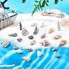 140Pcs 2 Style Natural Shell Beads SSHEL-FH0001-08-4