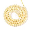 Anti-Tarnish Electroplate Glass Beads Strands GLAA-T025-6mm-11G-3