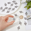 20Pcs Knot Zinc Alloy Adjustable Jean Button Pins FIND-FH0017-91P-3
