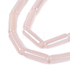Electroplate Imitation Jade Glass Beads Strands EGLA-Q132-02A-A04-3