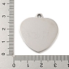 Non-Tarnish Teachers' Day 201 Stainless Steel Pendants STAS-L079-23P-01-3