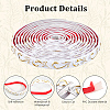 1 Roll PVC Self-Adhesive Flexible Molding Trim FIND-CP0002-10B-5