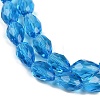 Transparent Glass Beads Strands EGLA-N013-T8mm-D17-3