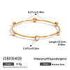 304 Stainless Steel Pave Plastic Pearl Bangles for Women FS-WGDD90E-01-1